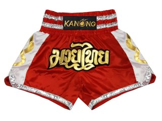 Kanong Muay Thai shorts - Thaiboxhosen : KNS-141-Rot